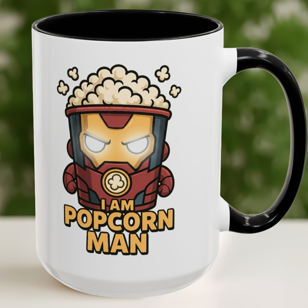 I Am Popcorn Man Collectors Mug
