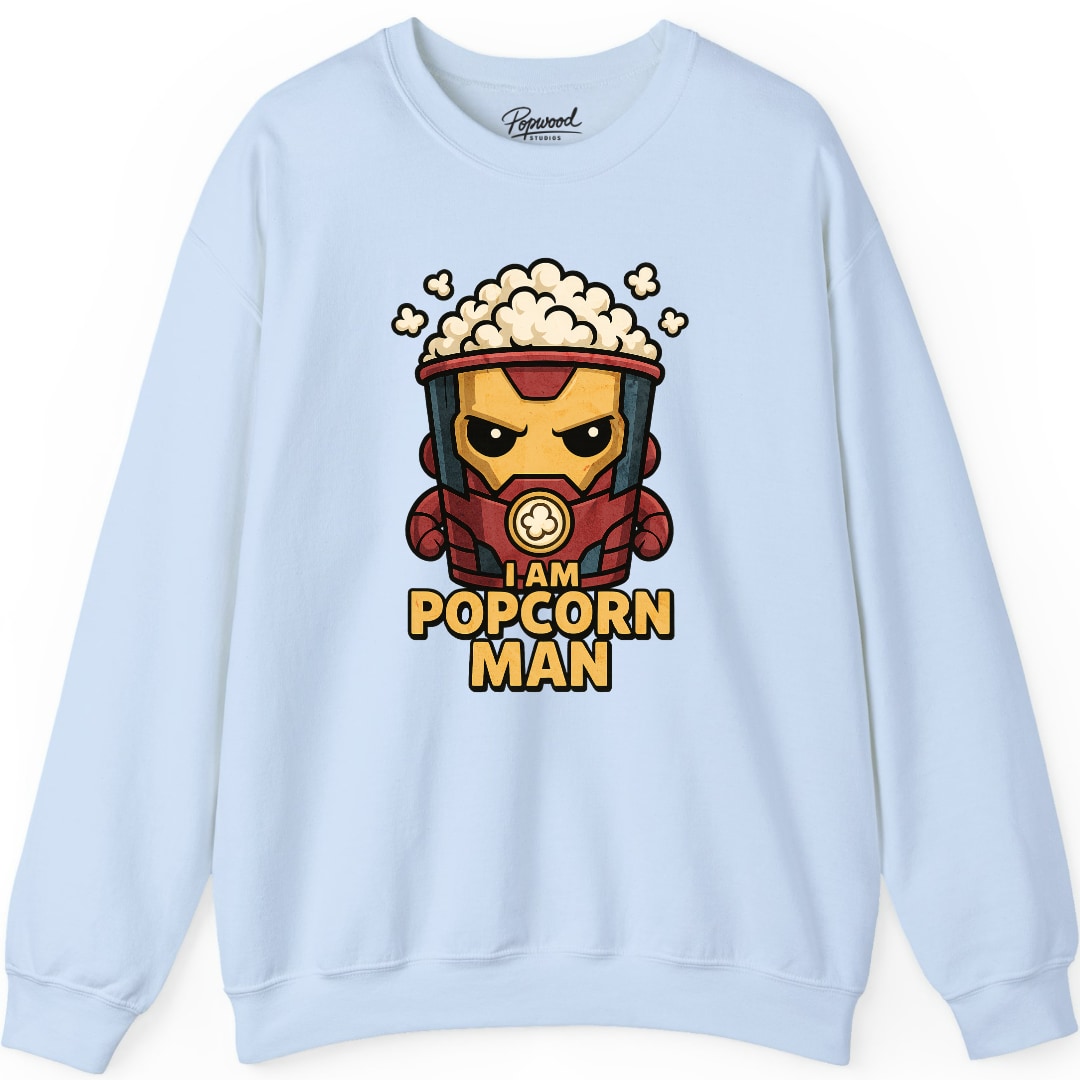 I Am Popcorn Man Crewneck