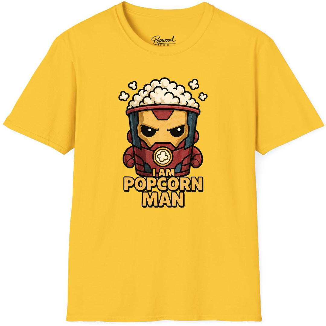 I Am Popcorn Man Tee