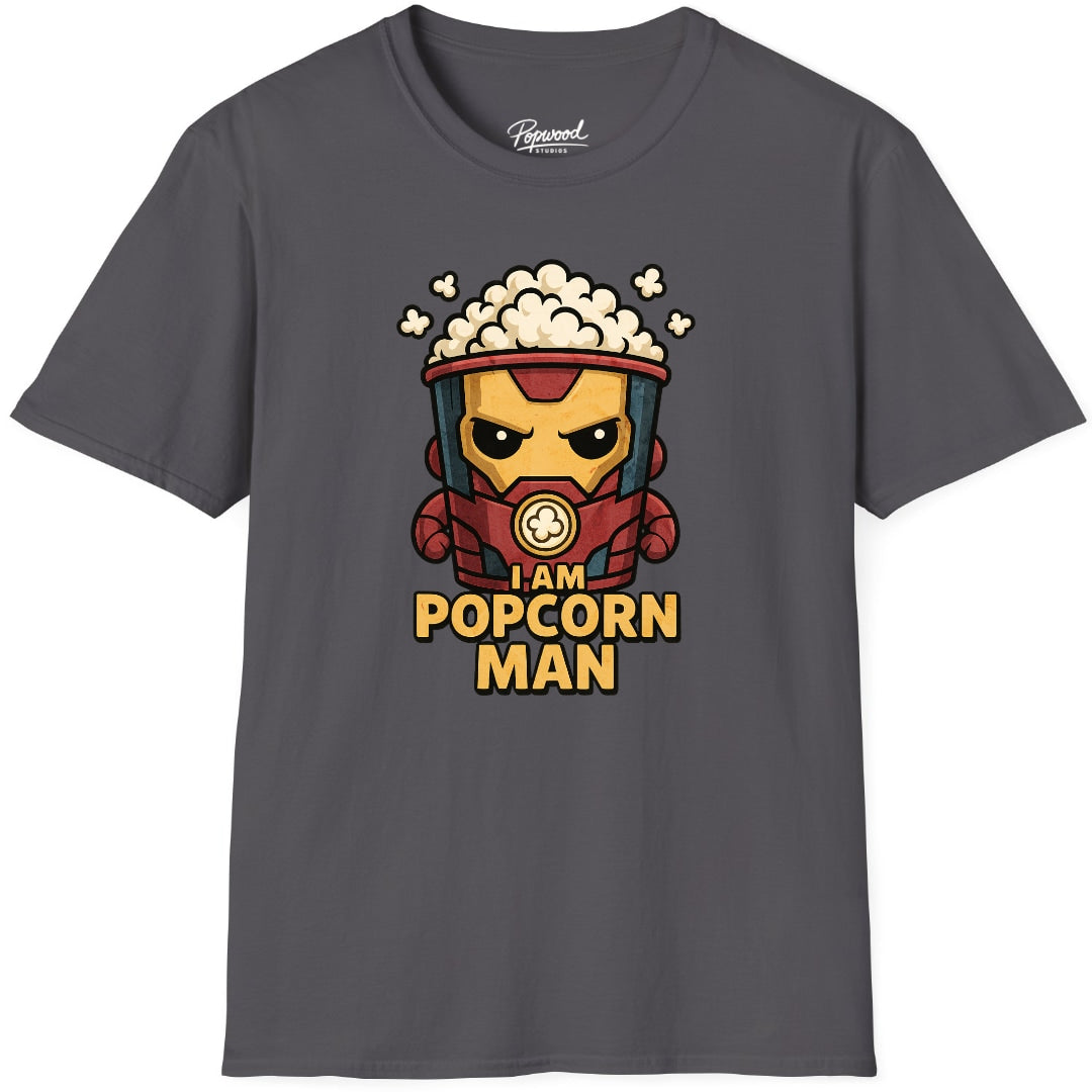 I Am Popcorn Man Tee