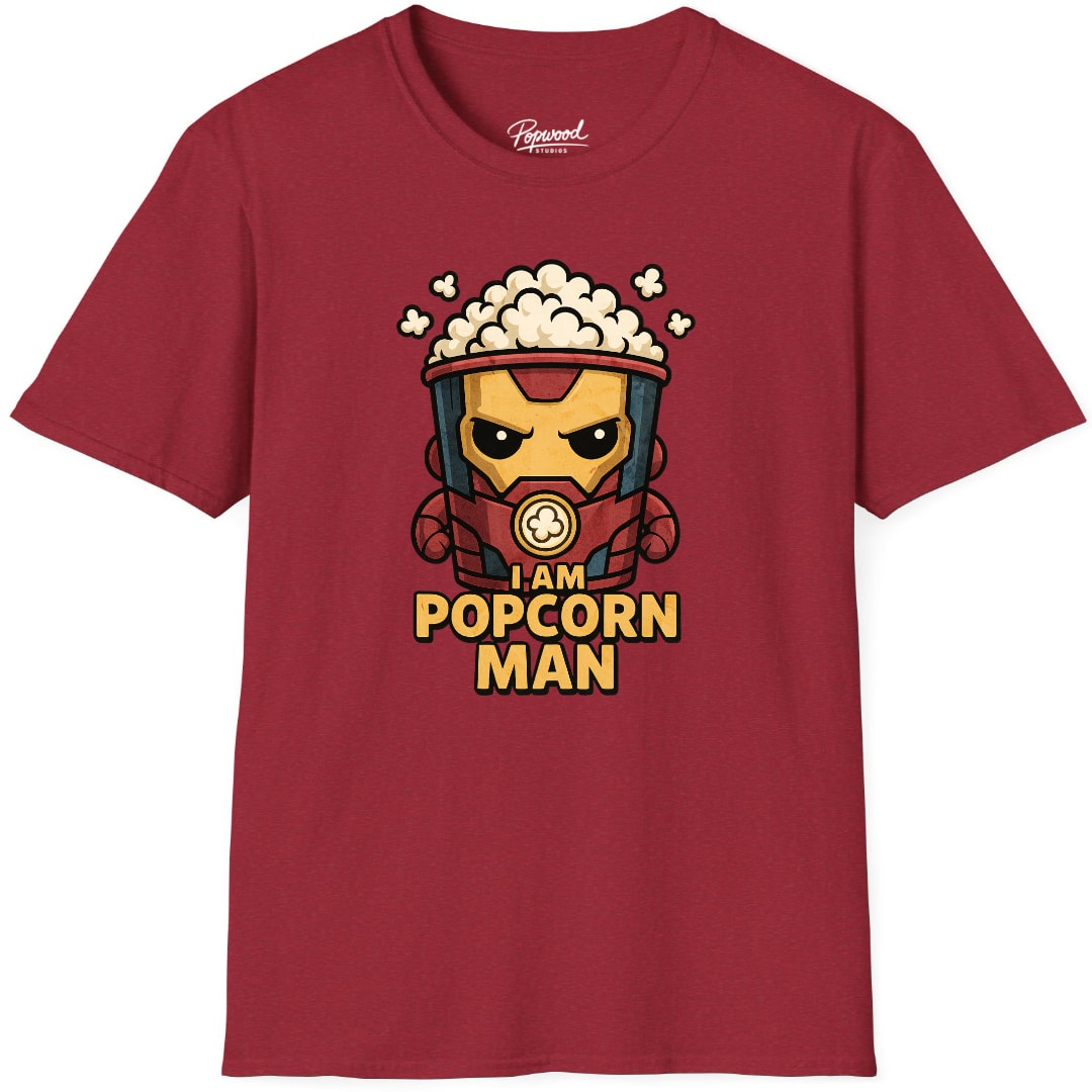 I Am Popcorn Man Tee
