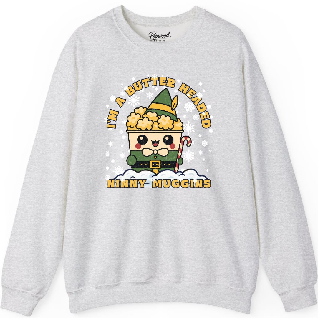 Ninny-Muggins Elf Crewneck
