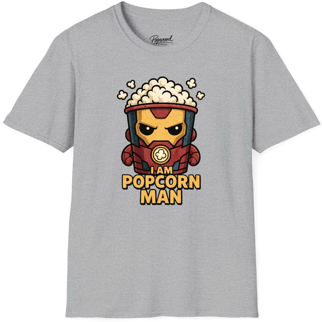 I Am Popcorn Man Tee