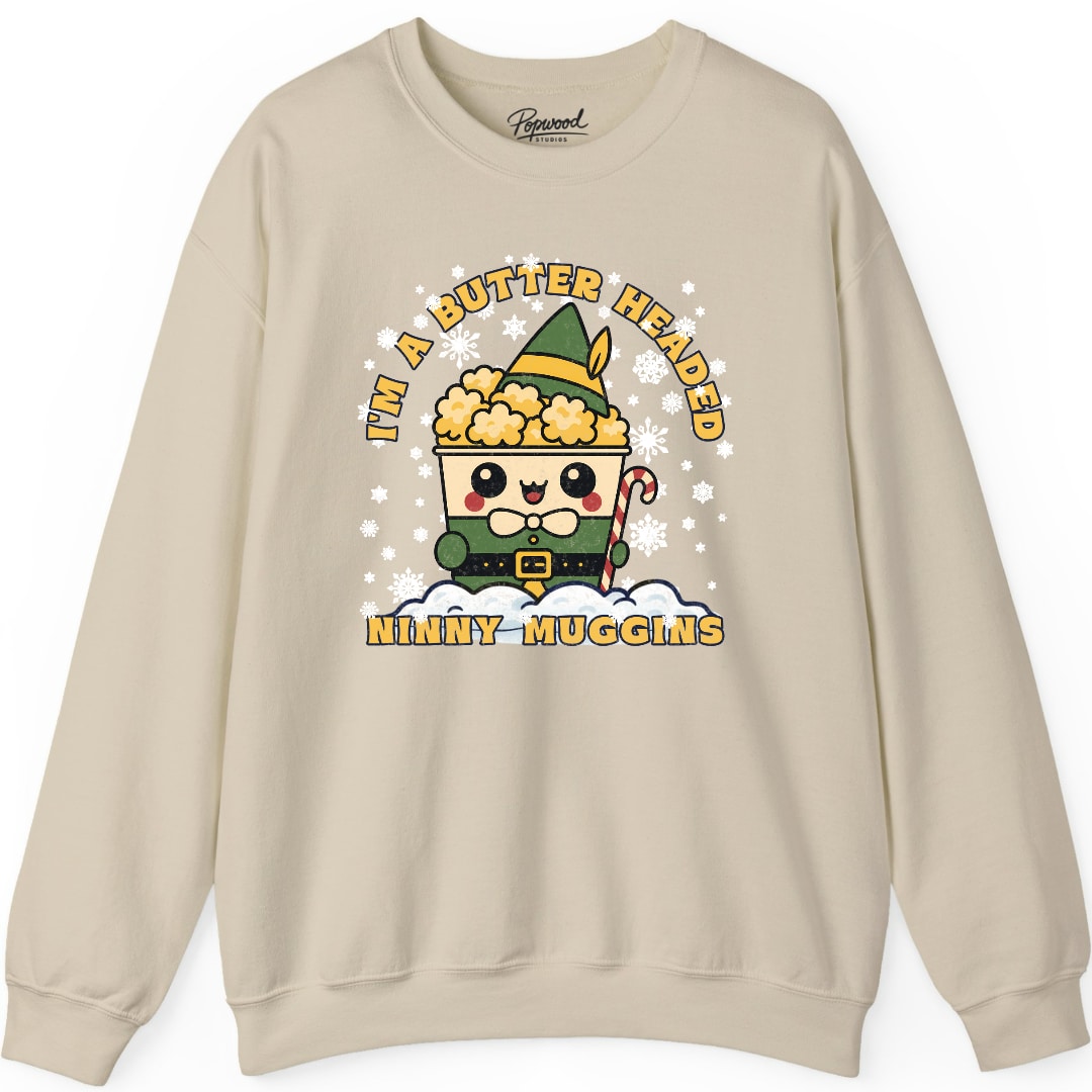 Ninny-Muggins Elf Crewneck