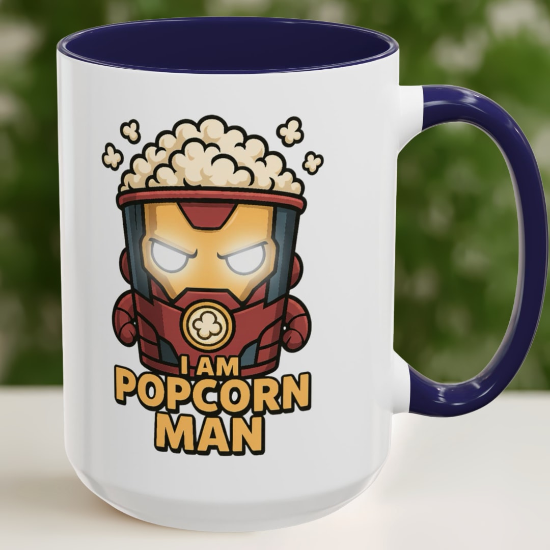 I Am Popcorn Man Collectors Mug