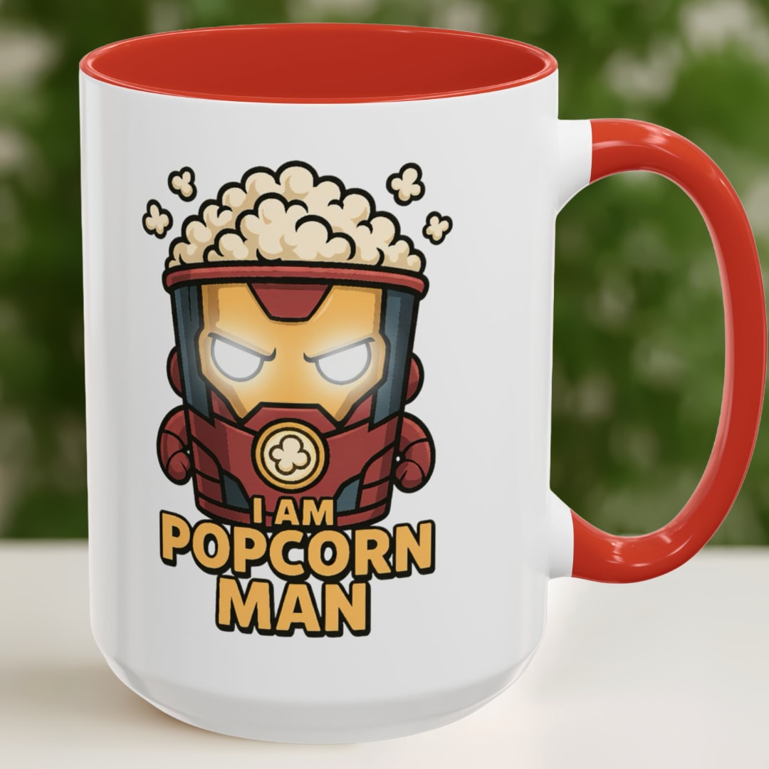 I Am Popcorn Man Collectors Mug