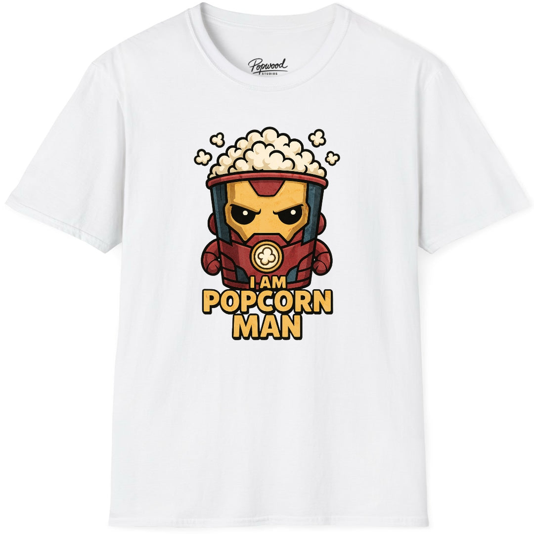 I Am Popcorn Man Tee